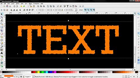 Text Effects By Combining Filters - Inkscape Tutorial