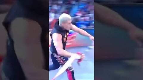 Cody Rhodes attacks Dominic mysterio and the judgement day on last nights WWE raw #shorts