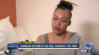 Homeless mother of 6 still thankful this year despite challenges