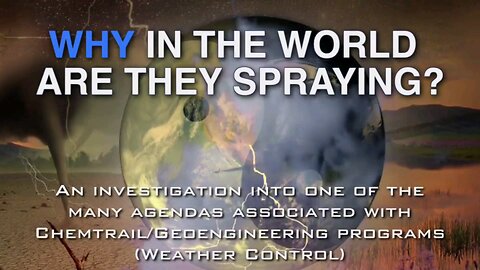 Why in the world are they spraying us 🤔