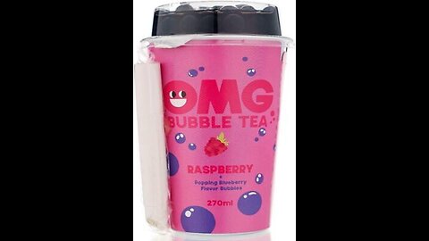 I Try The Raspberry OMG Bubble Tea