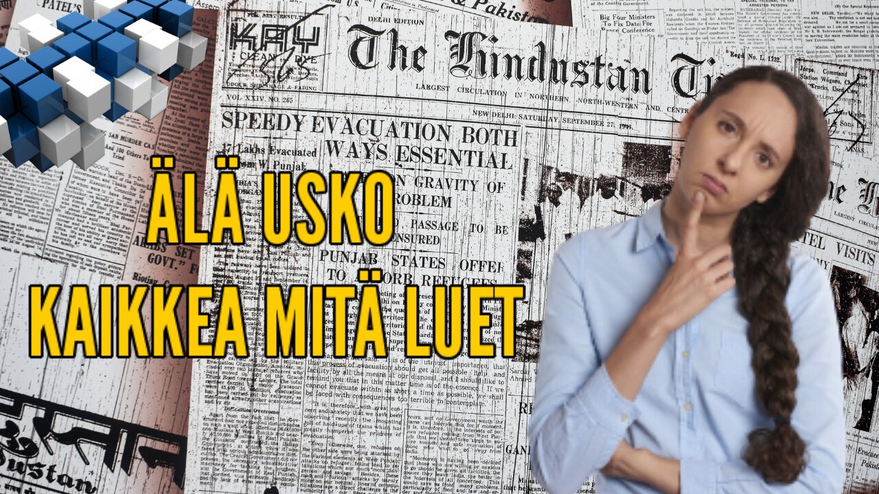 Älä usko kaikkea mitä luet | BlokkiMedia 12.10.2020