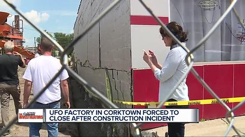 UFO Factory in Corktown forced to close after construction incident