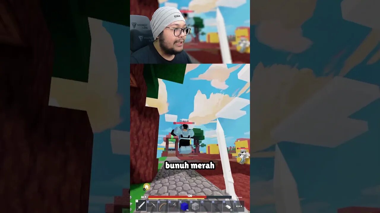 Bantai Satu Squad Di Bedwars | Roblox Indonesia