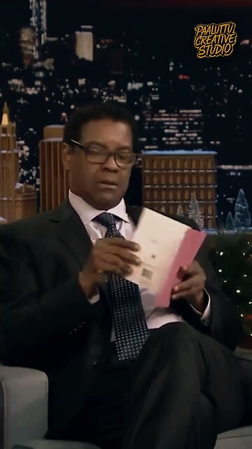 Funny moments with DENZEL WASHINGTON and Jimmy Fallon #motivation #denzelwashingtonquotes #mindset