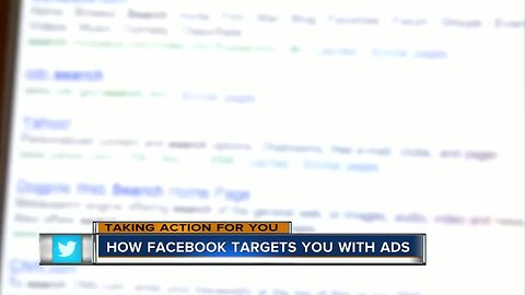 Facebook uses your activity to target you with ads