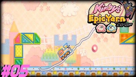 All Aboard Fluff Express!! | Kirby's Epic Yarn Co-op Episode 5