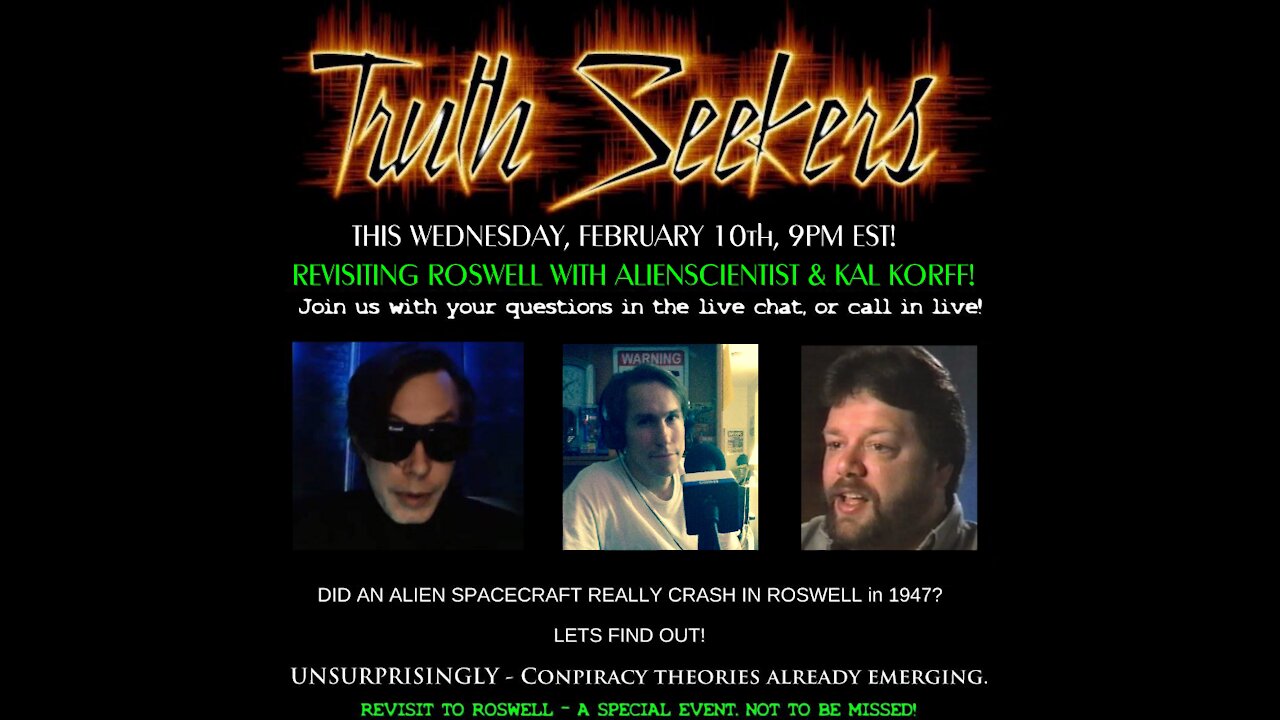 Revisiting Roswell with Alienscientist and Kal Korff