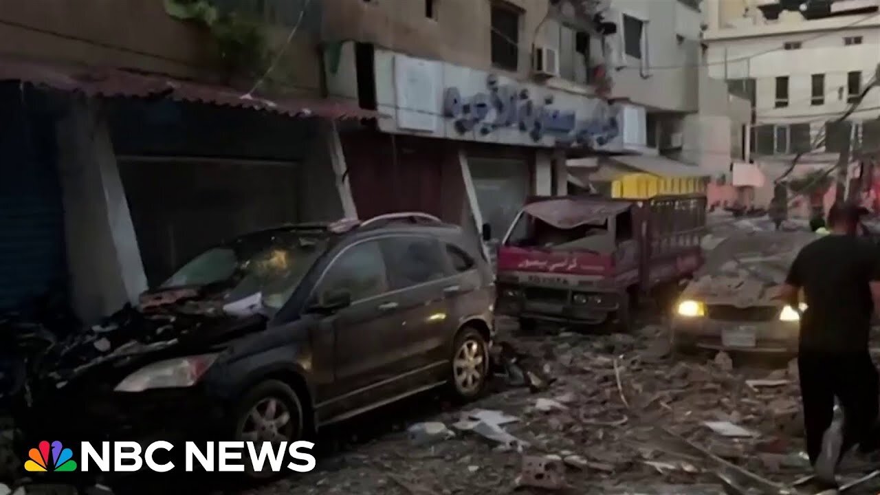 At least one dead after Israel carries out retaliatory strikes in Beirut| CN ✅