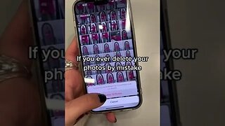 A little life hack for the iPhone: if you accidentally deleted photos from the Gallery...