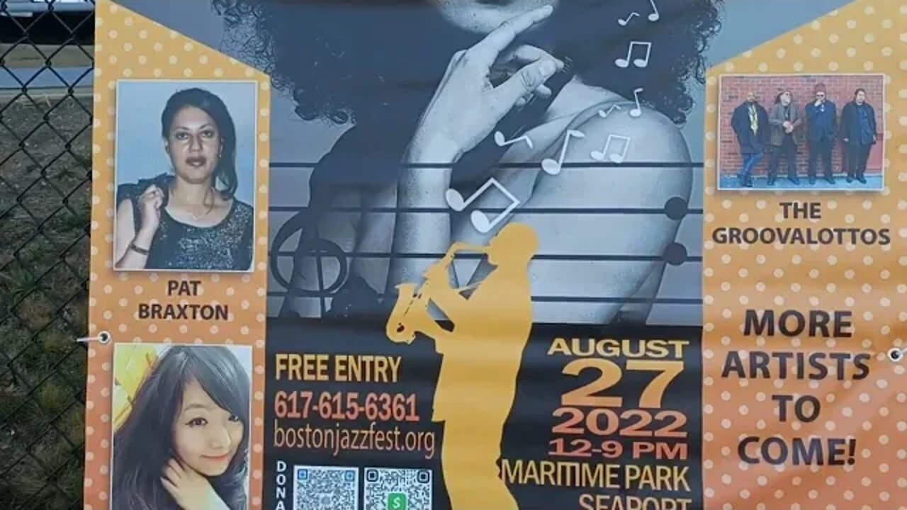 setting up for a back to school Jamboree Roxbury Community College