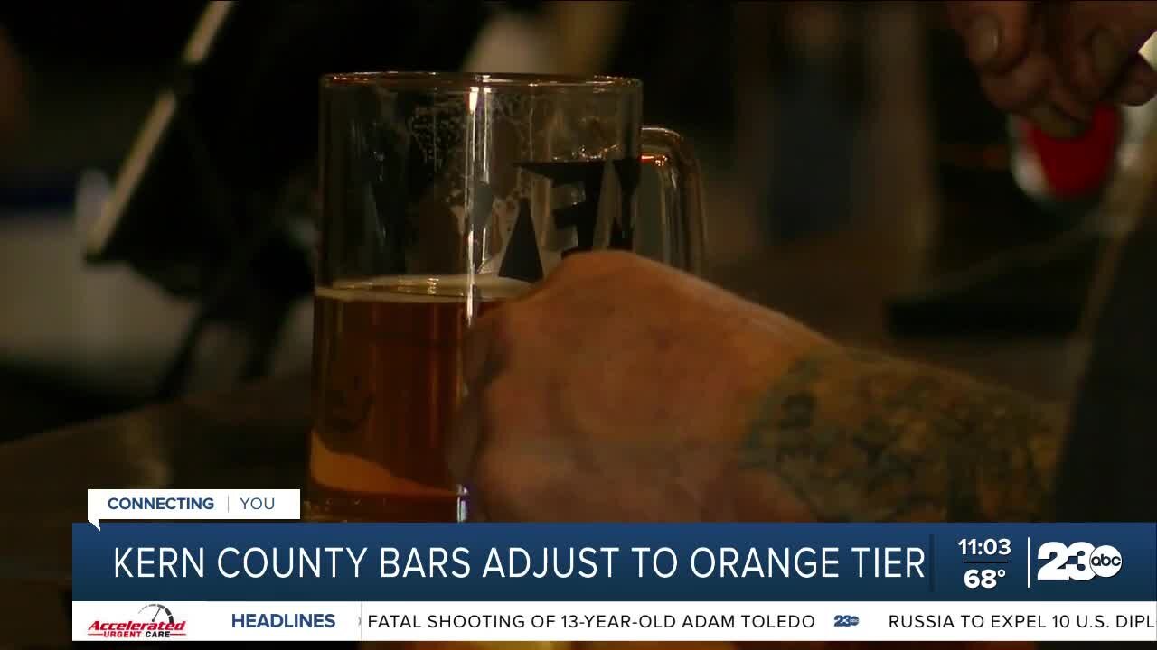 Kern County bars adjust to orange tier changes