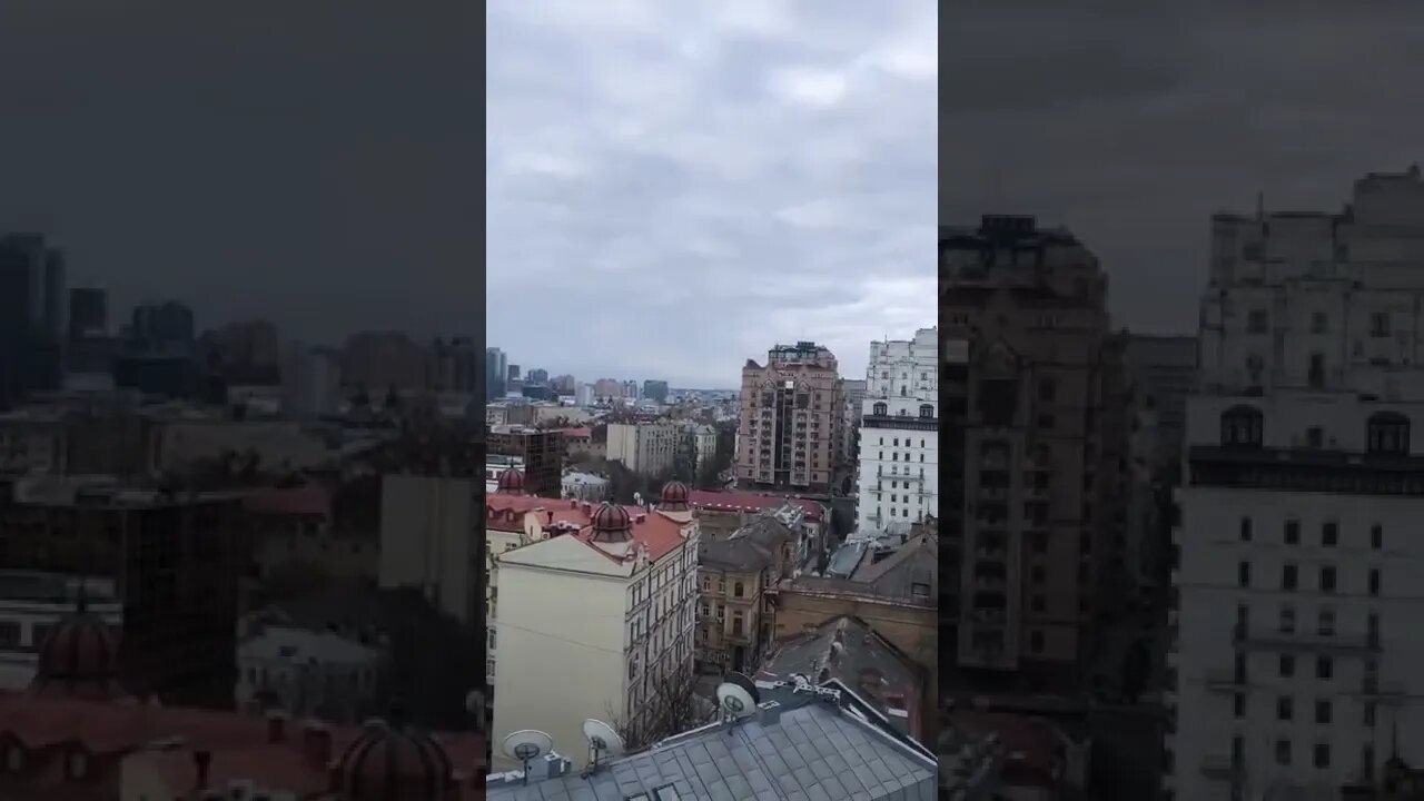 A morning howl of sirens in Kyiv