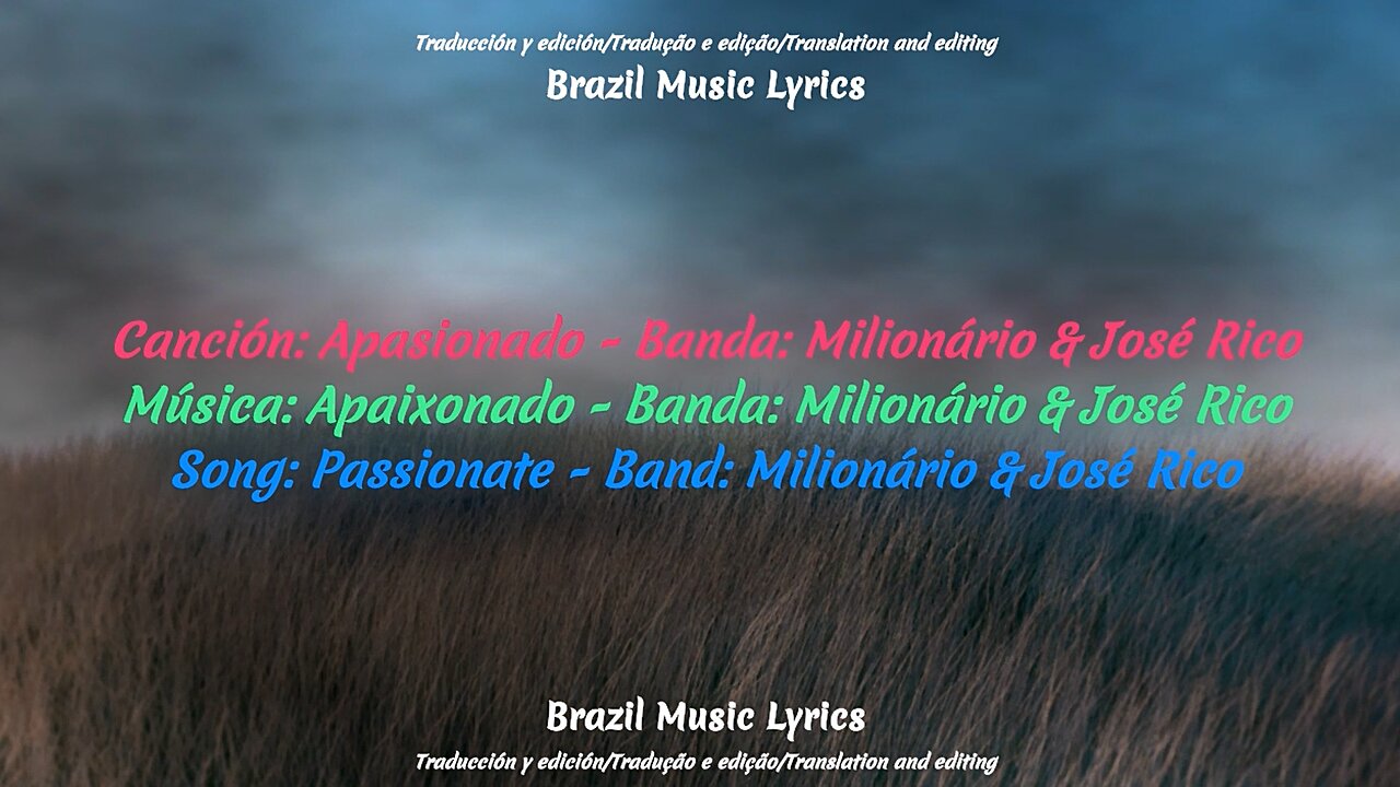 Brazil Music: Passionate - Band: Milionário & José Rico