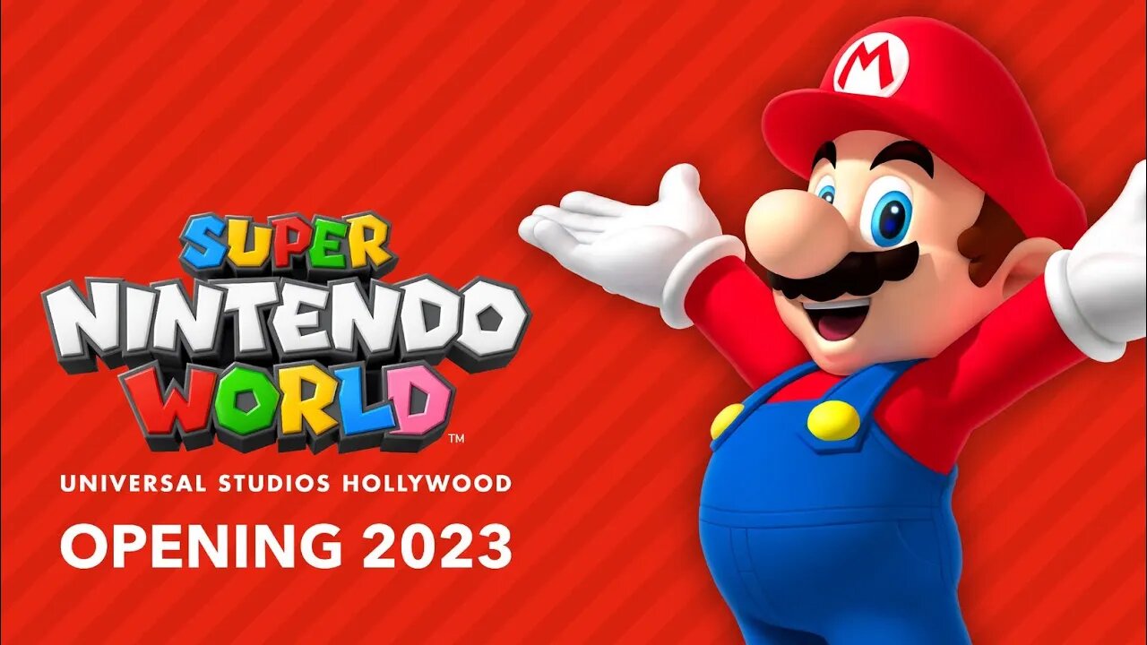 HUGE Super Nintendo World Announcement from Universal Studios Hollywood