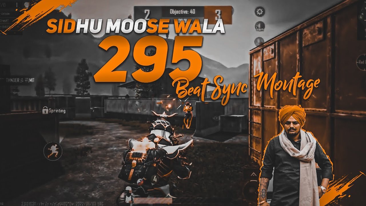 295- Sidhu Moose Wala- Beat Sync Montage-War Boy-Bgmi. Legends Never Die.