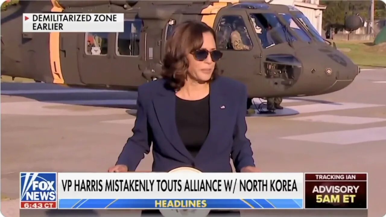 VICE PRESIDENT KAMALA HARRIS TURNS HER BACK ON SOUTH KOREA DECLARES ALLIANCE WITH NORTH KOREA #fjb