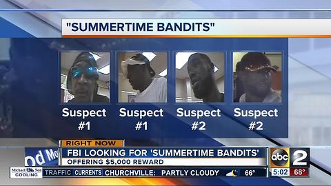 FBI offers $5K reward for 'Summertime Bandits'