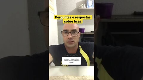 Perguntas e respostas: Como tomar creatina e bcaa #shorts