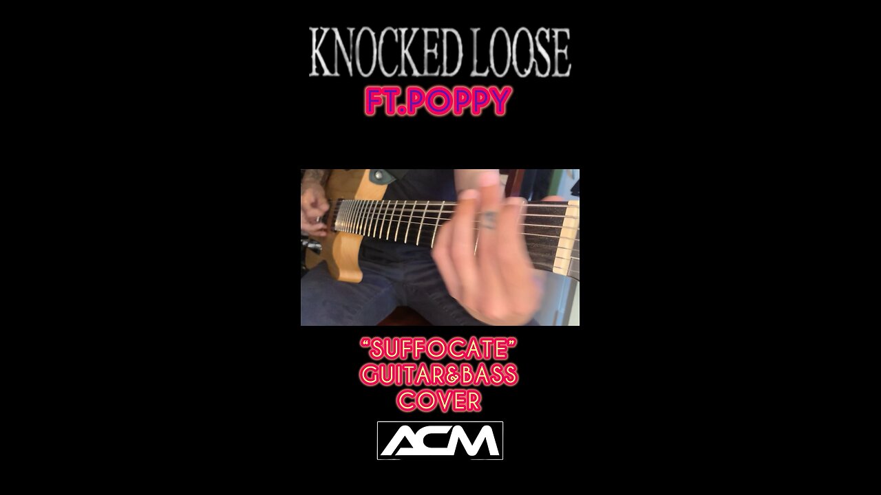 Knocked Loose ft.Poppy “Suffocate” Guitar&Bass Cover Out Now!