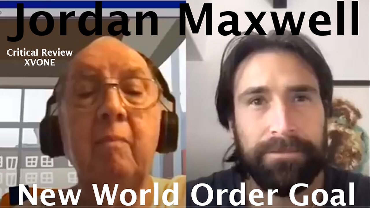 Jordan Maxwell - New World Order Goal (One of the Last Interviews)