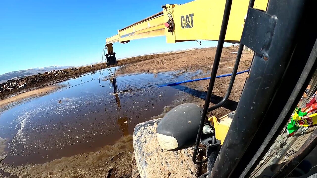 Pumping Water out of Cow Pens