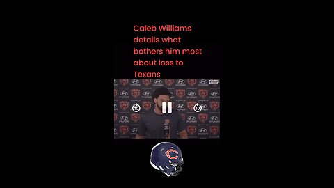 Caleb Williams details what bothers him most about loss to Texans #lioneyesports #sports #NFL #Bears