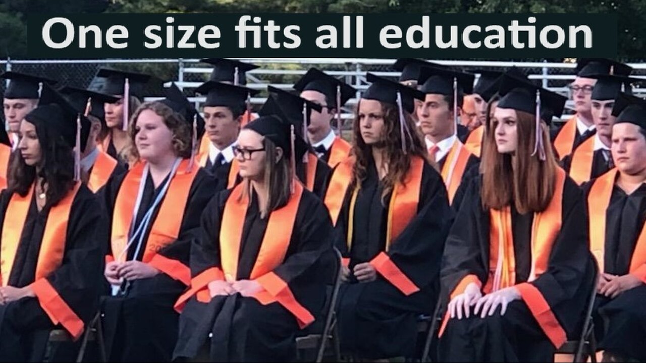 One size fits all education.