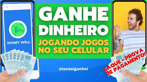 💲 MONEY WELL - Seu tempo jogando vale DINHEIRO + Prova de Pagamento 💲