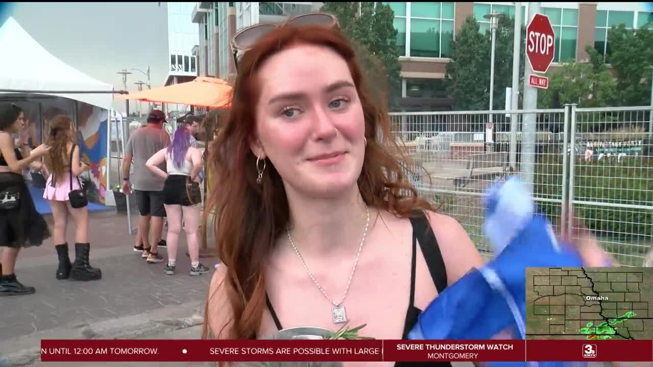 Afternoon storm sends Maha Festival attendees seeking shelter