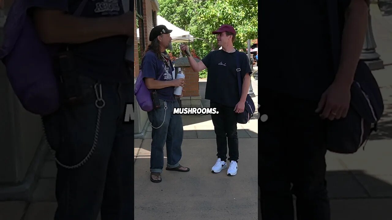 He's Going To The Park To Do Mushrooms