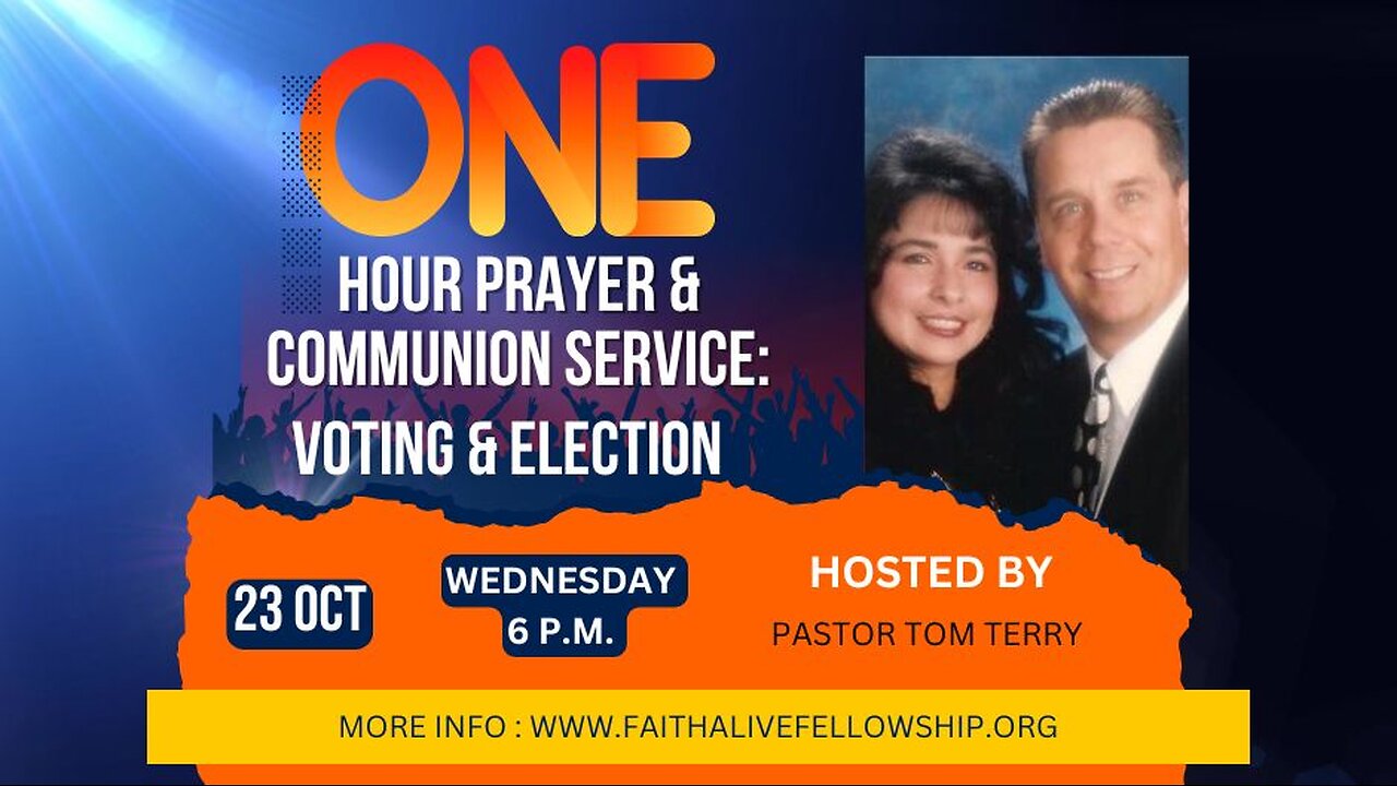 Communion Service: Voting & Election - Pastor Thomas Terry - 10/23/24