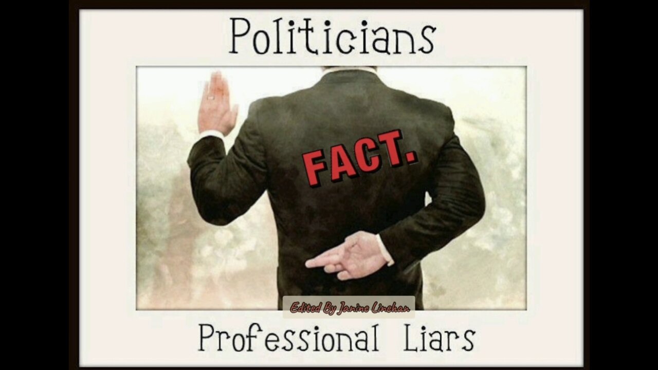 Politicians Are Full Of Shit! Discrediting Evidence here