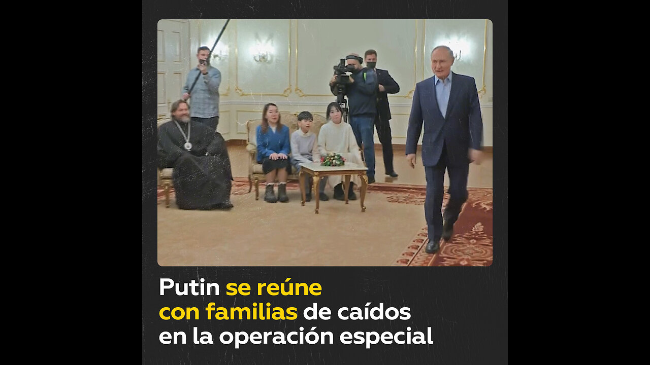 Putin se reúne con familias de fallecidos en la operación especial