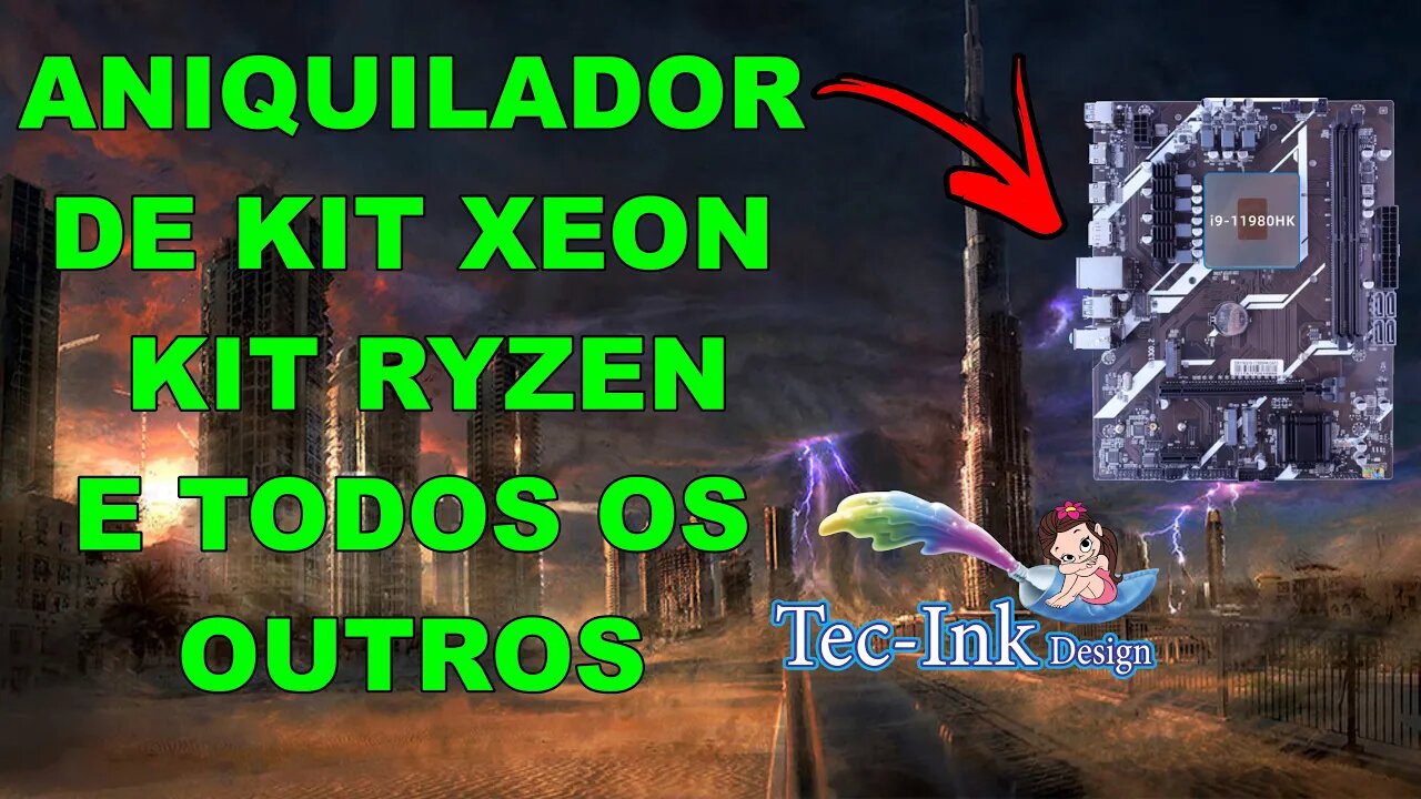 Isso Sim É Custo x Benefício De Verdade! Esse Kit Interposer i9 11900h ES Destruiu Kits Xeon E Ryzen