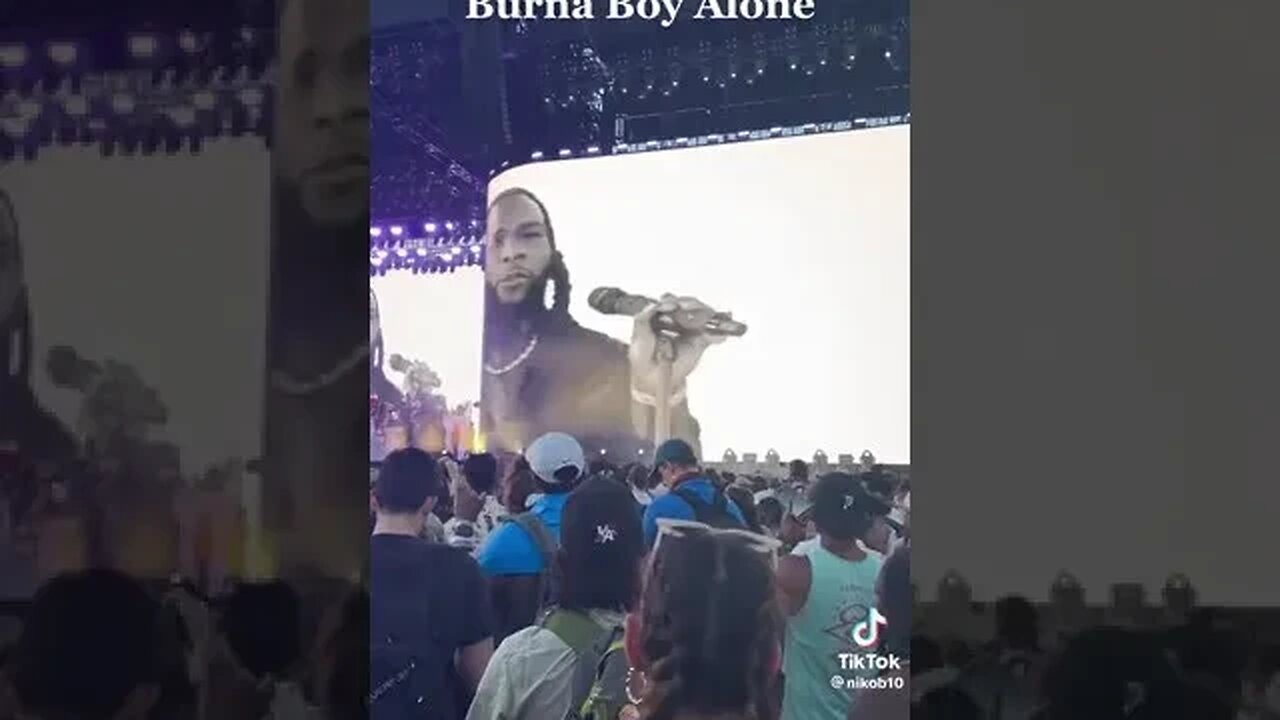 Burnaboy performance at Coachella’23 🦍