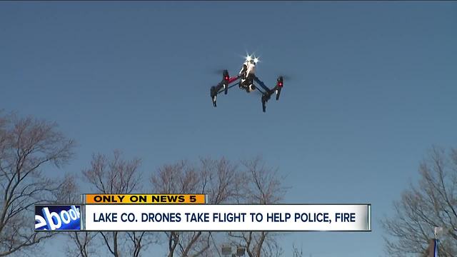 Drones being used in Lake County to help police and fire departments county wide