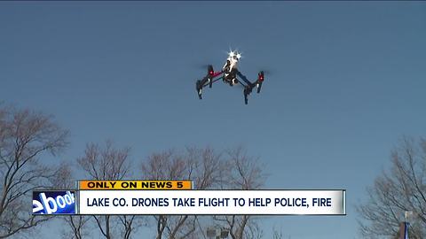 Drones being used in Lake County to help police and fire departments county wide
