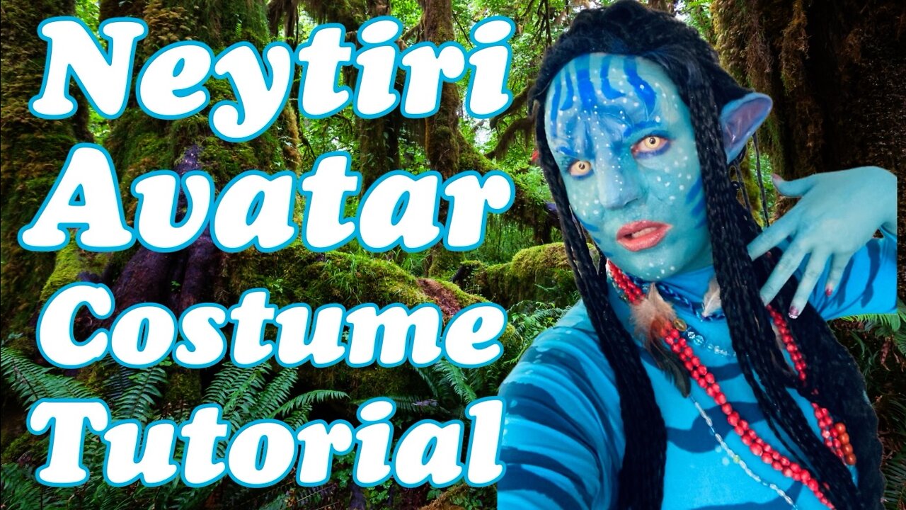 Neytiri, Avatar costume and Make up tutorial