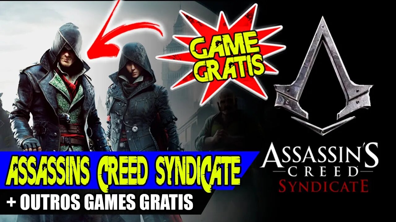 CORRE!!! ASSASSIN'S CREED SYNDICATE está de GRAÇA na UBISOFT #gamesgratis #assassinscreedsyndicate