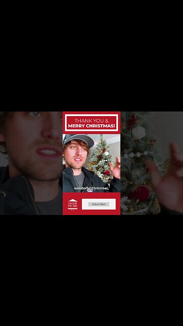 Merry Christmas Everyone Thanks For A Awesome Year!#shorts