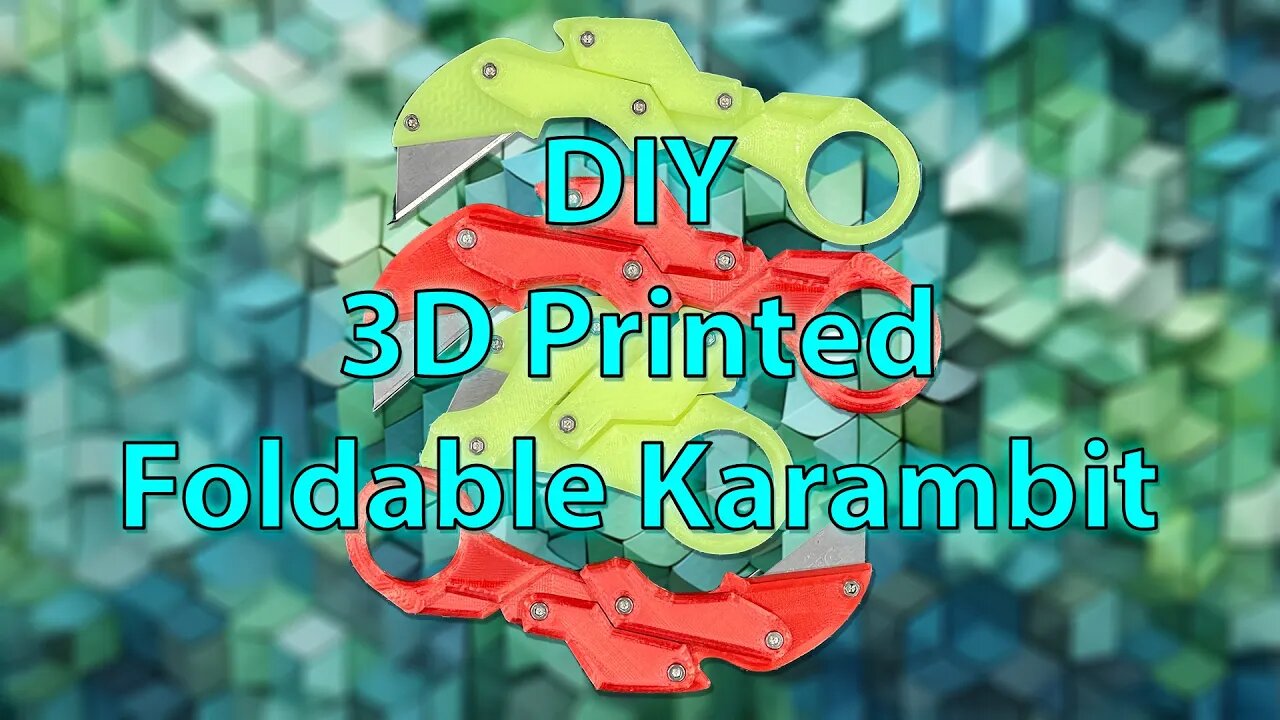 DIY: 3D Printed Foldable Karambit