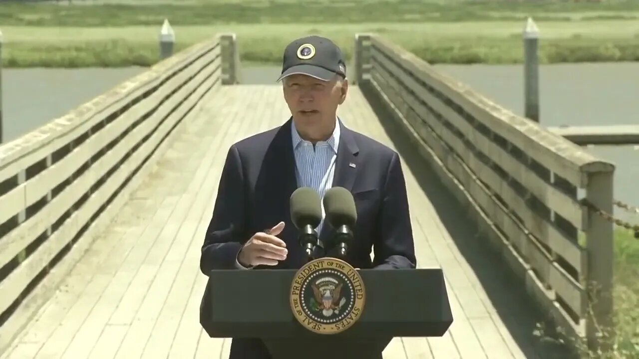 Biden Starts Talking About Businesses Suing Banks For "Environmental..." Then Trails Off