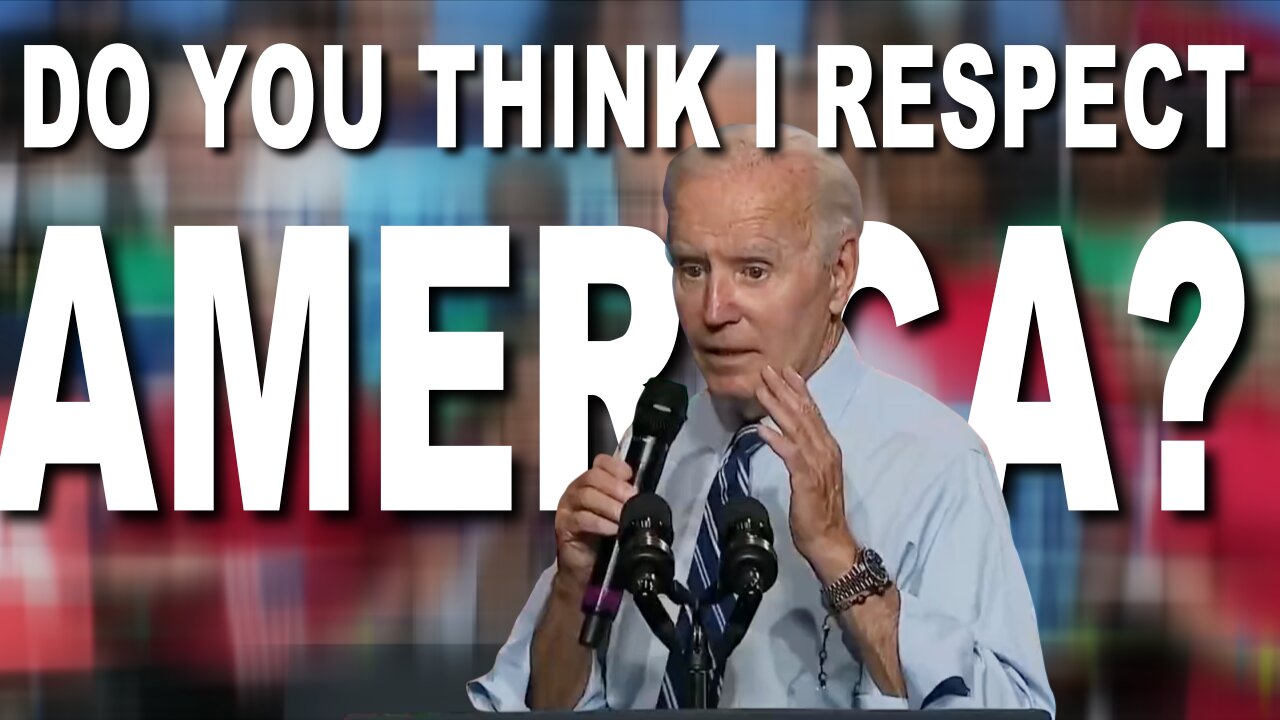 DOES JOE BIDEN RESPECT AMERICA? DOES THE FBI?