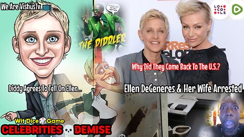 Ellen DeGeneres & Her Wife Arrested After Diddy Agreed To Sitch... #VishusTv 📺