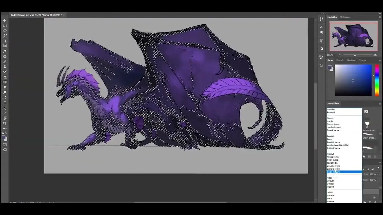 yt1s io SPEEDPAINT The Ender Dragon commission 1080p