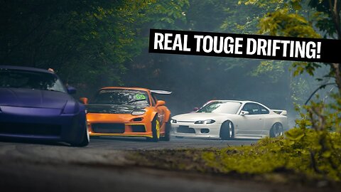 Touge Drifting at Gunsai - Japan!