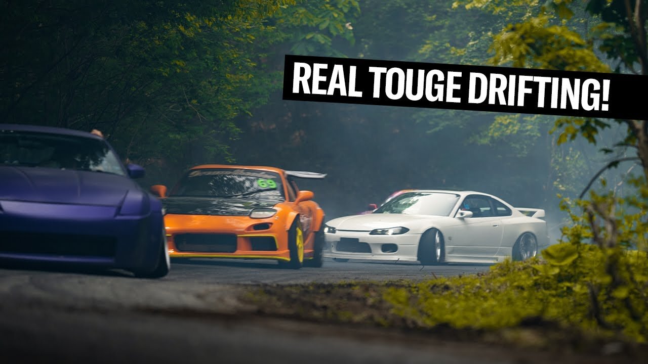 Touge Drifting at Gunsai - Japan!