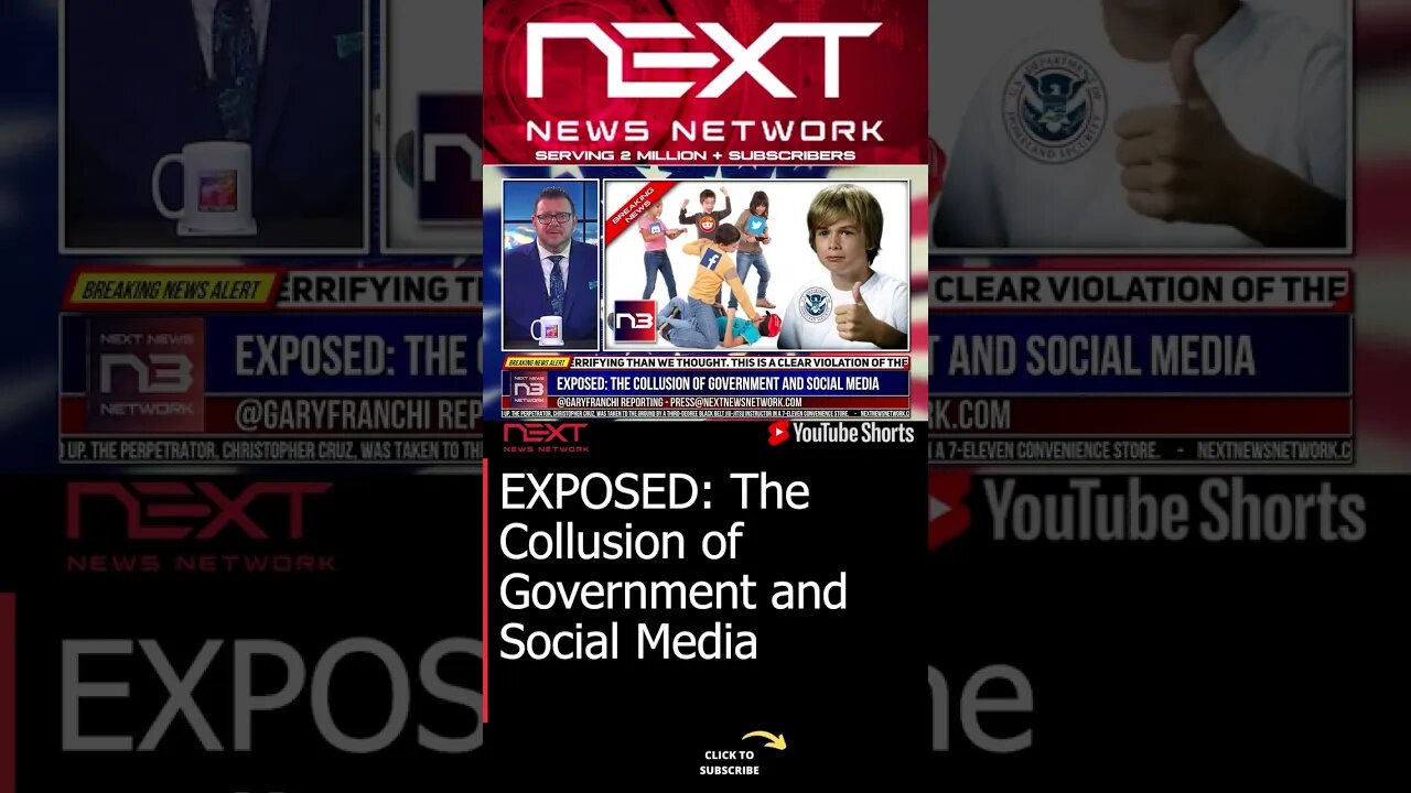 EXPOSED: The Collusion of Government and Social Media #shorts