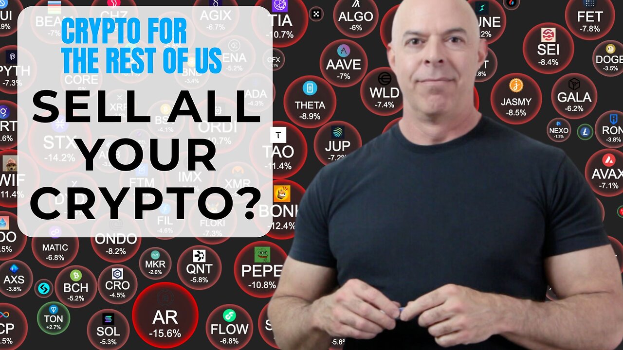 Should You Sell All Your Crypto? || Market Down, Time to Liquidate? || Crypto for the Rest of Us